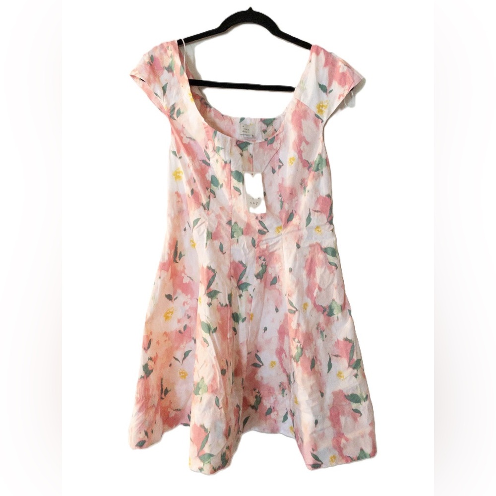 A New Day Floral Pink and White Dress Spring 2